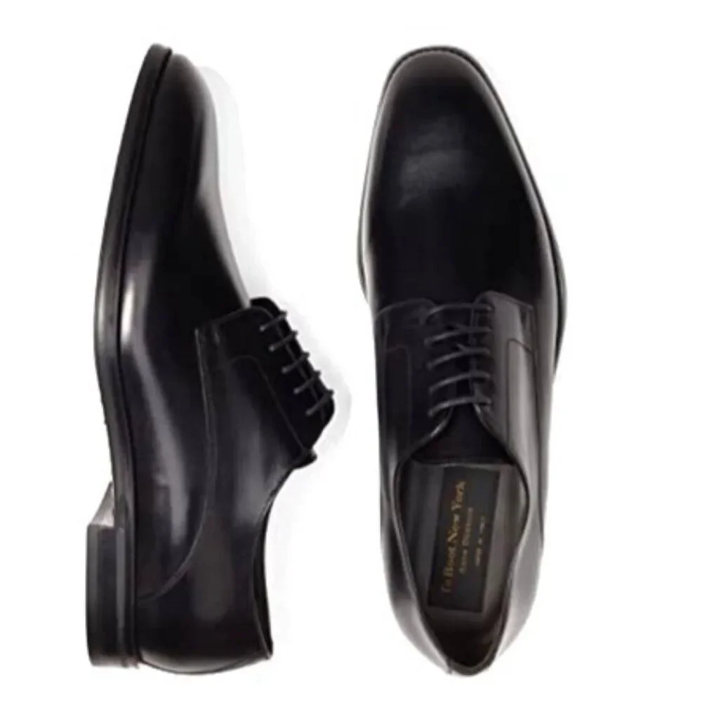 To Boot New York $435 Amedeo Black Leather Oxford Plain Toe Dress Shoe Mens 7.5